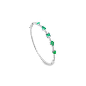 925 SILVER ZIRCON BANGLE
