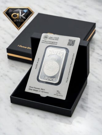 Discover the Emirates Gold New 1 Ounce Silver Bar in Its Latest Design